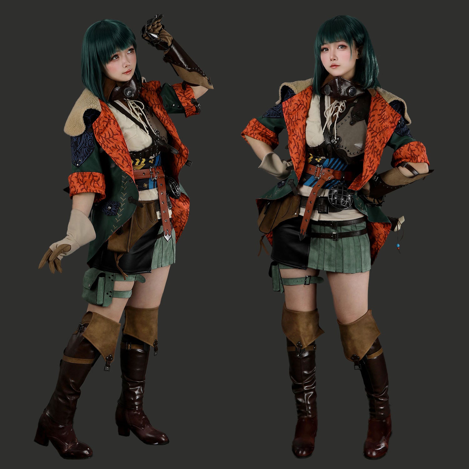 Monster Hunter Wilds Hope Armor Female Top Level Cosplay Costumes