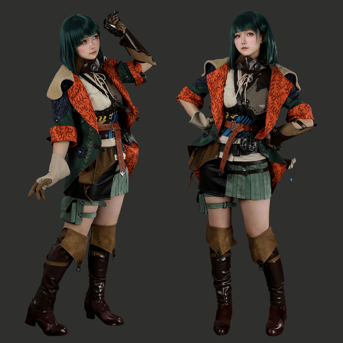 Monster Hunter Wilds Hope Armor Female Top Level Cosplay Costumes