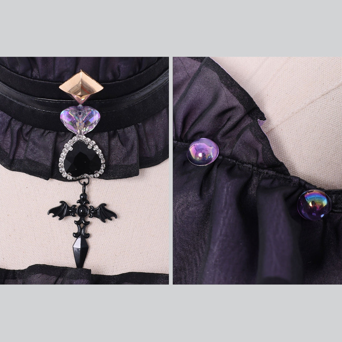 Game Honor of Kings Angela X Kuromi Heart Skin Cosplay Costumes