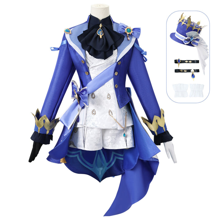 Genshin Impact Focalors Furina de Fontaine High Level Cosplay Costumes