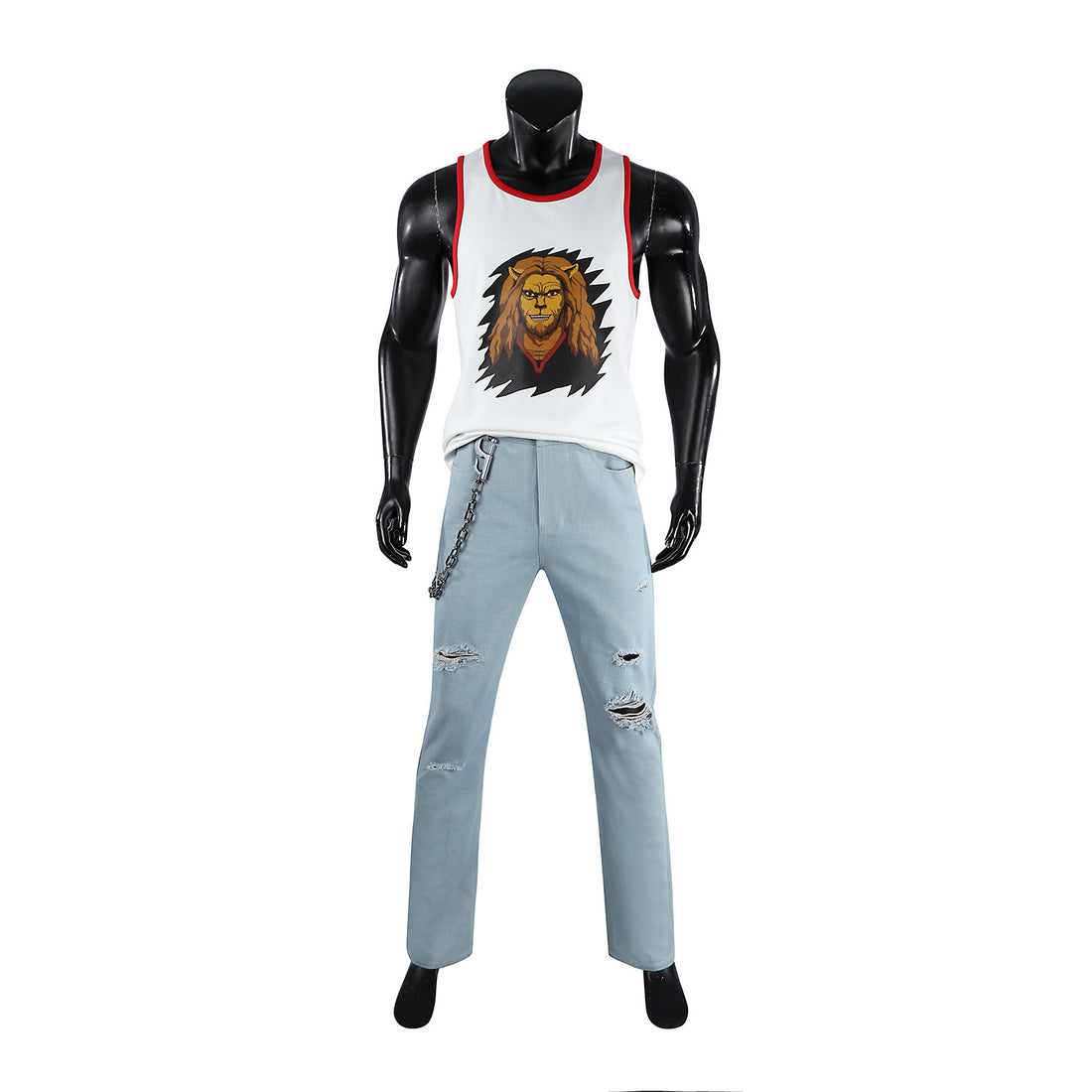 Minecraft Trash Man Garrett Pink Leather Jacket Cosplay Costumes