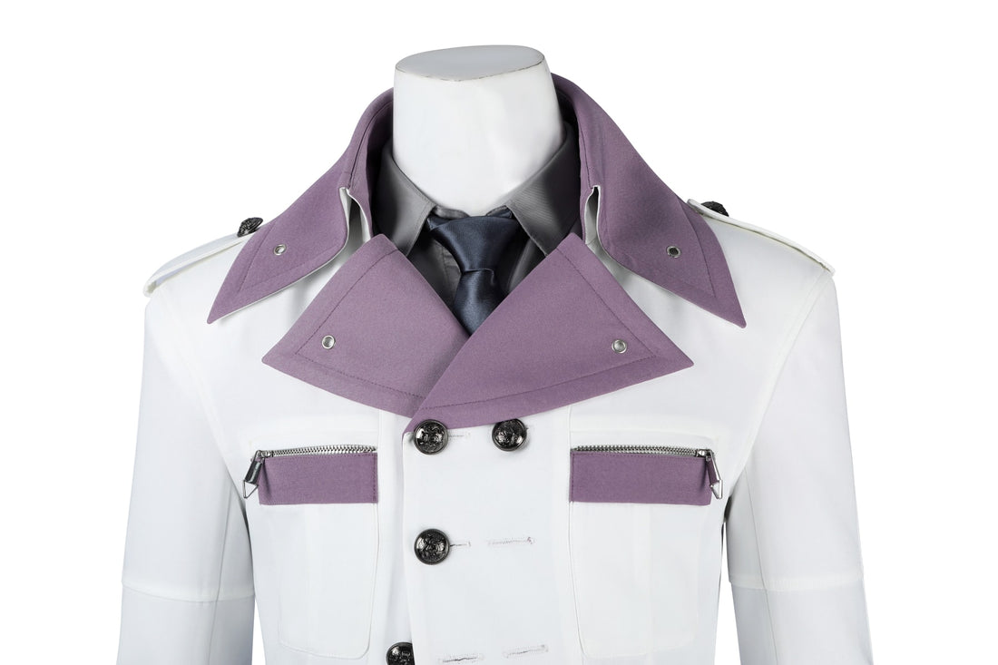 Final Fantasy VII Revelation Rufus Shinra Top Level Cosplay Costumes Theme Party Outfits