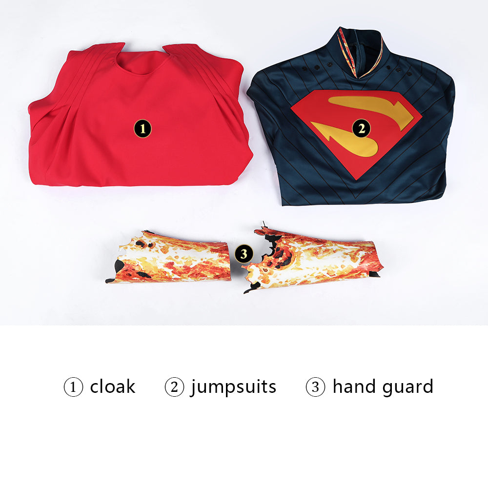 Absolute Superman Fire Battlesuit High Level Cosplay Costumes