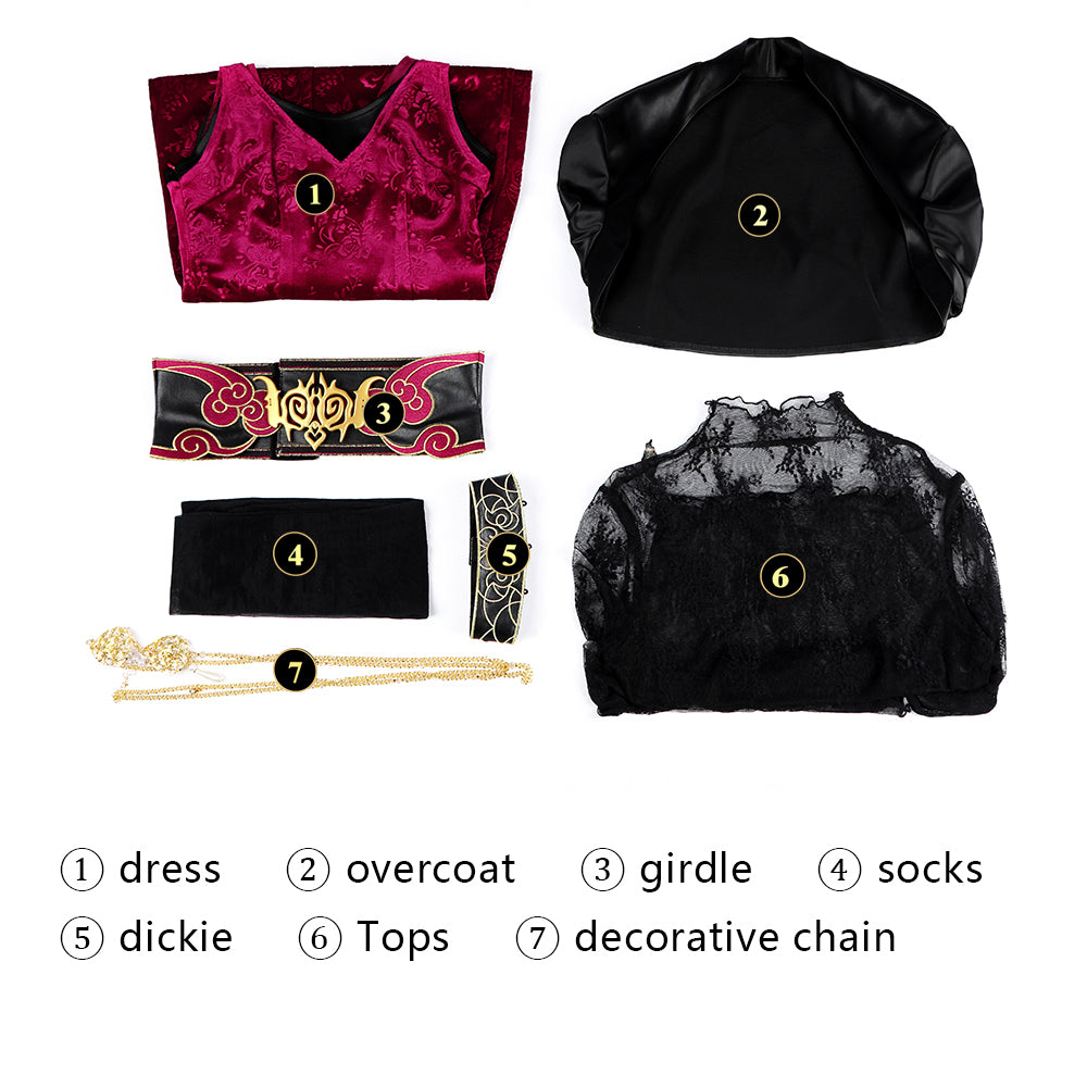 Resident Evil Requiem 30th Ada Wong Full Set Cosplay Costumes