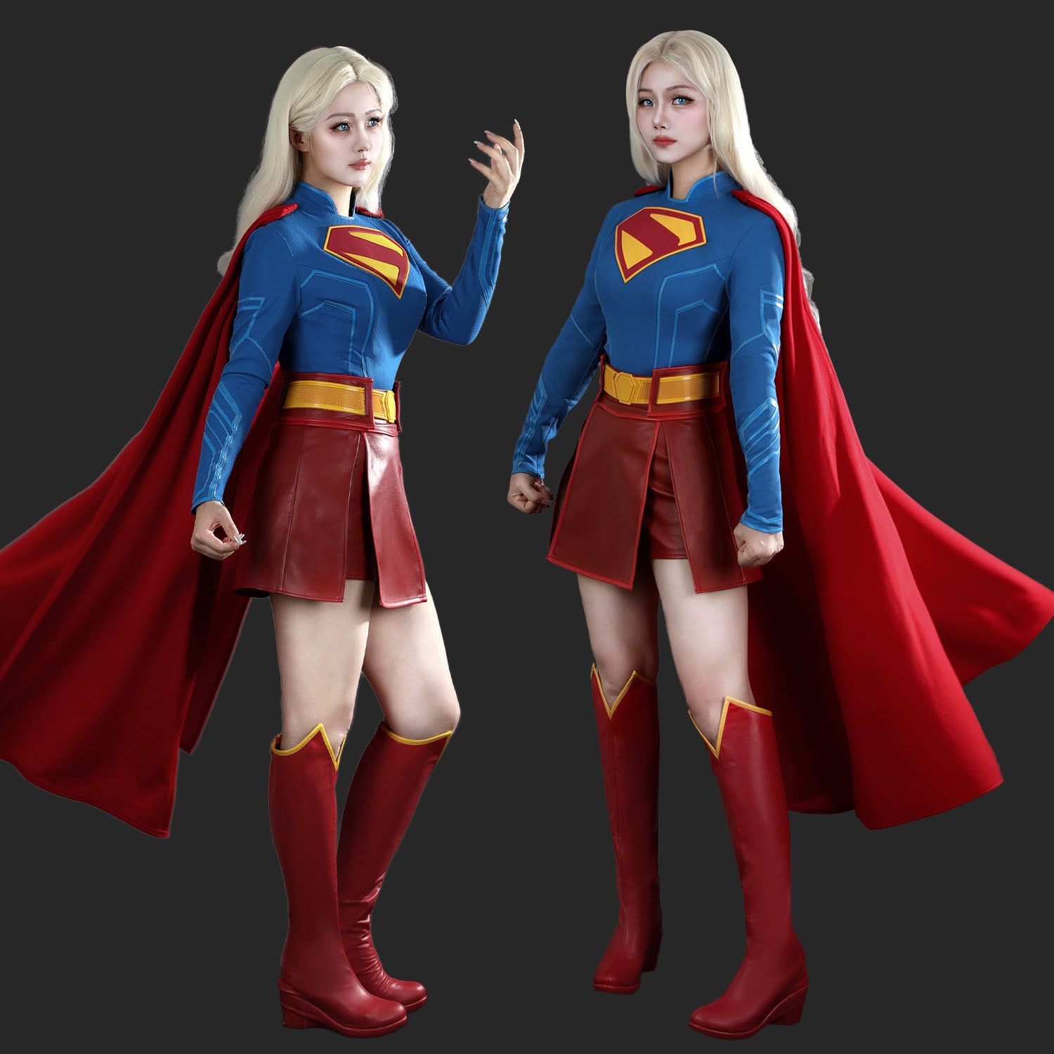 Superman 2025 Legacy Supergirl Female Top Cosplay Costumes