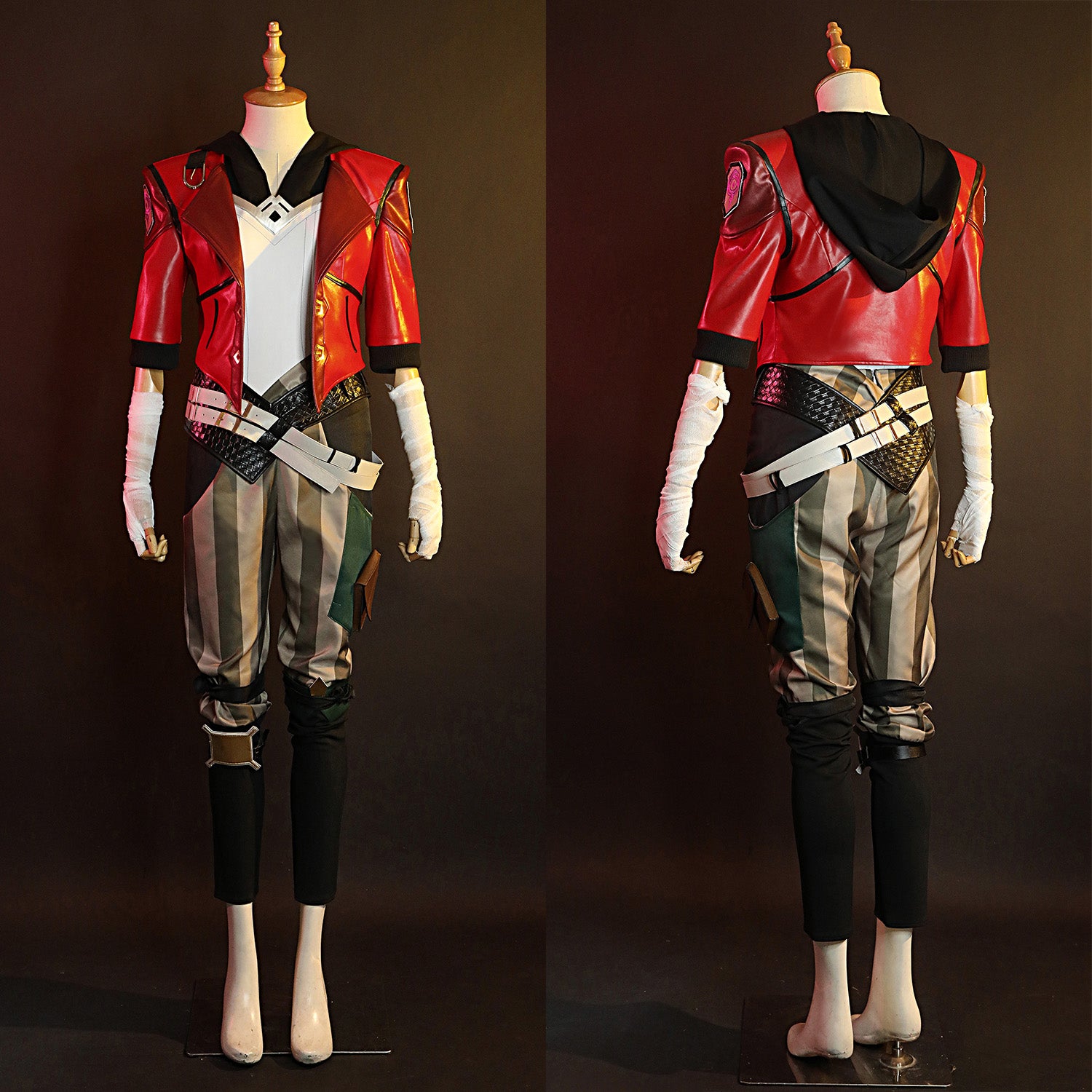 Game LOL Arcane Vi Role Dress Full Set Cosplay Costumes