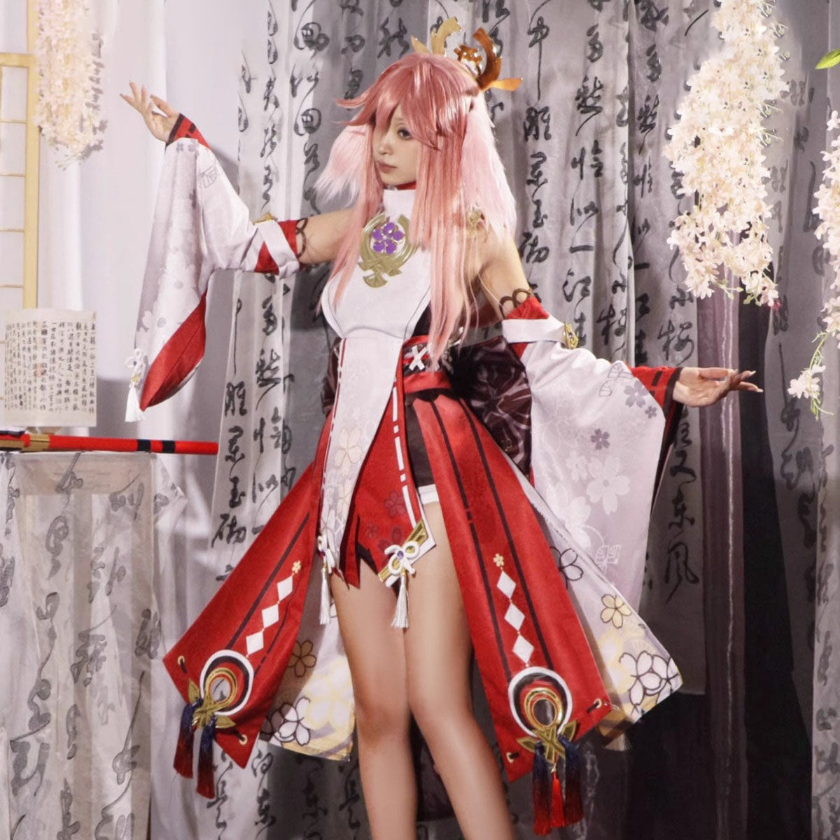 Genshin Impact Yae Miko Adult Full Set Cosplay Costume