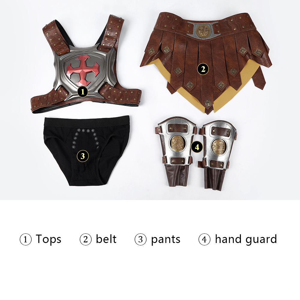 Masters of the Universe He-Man Top Level Movie Cosplay Costumes