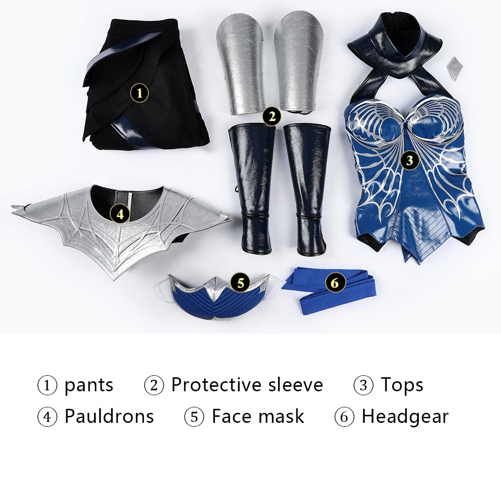 Mortal Kombat 2 Kitana 2026 Movie Fullset Cosplay Costumes
