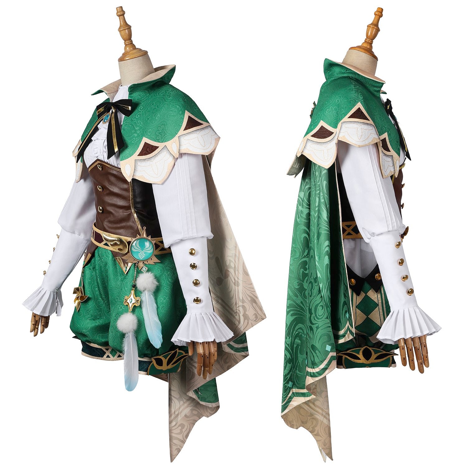 Game Genshin Impact Venti Gradient Fullset Cosplay Costumes