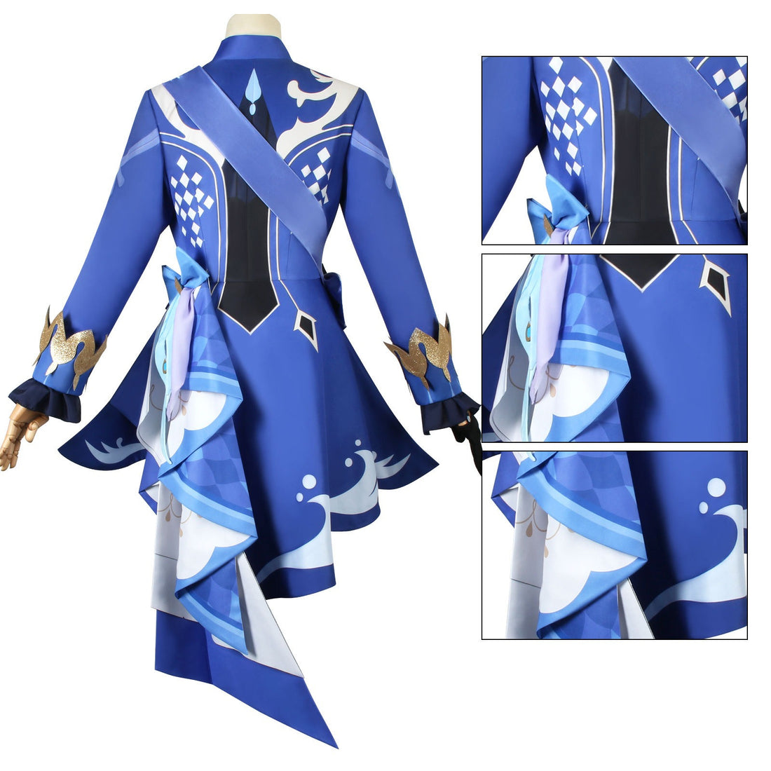 Genshin Impact Focalors Furina De Fontaine Hydro Archon Cosplay Costumes
