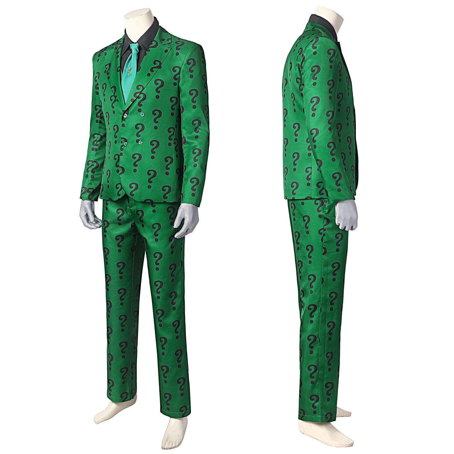 The Batman 1966 TV Riddler Edward Nygma Male Fullset Cosplay Costumes