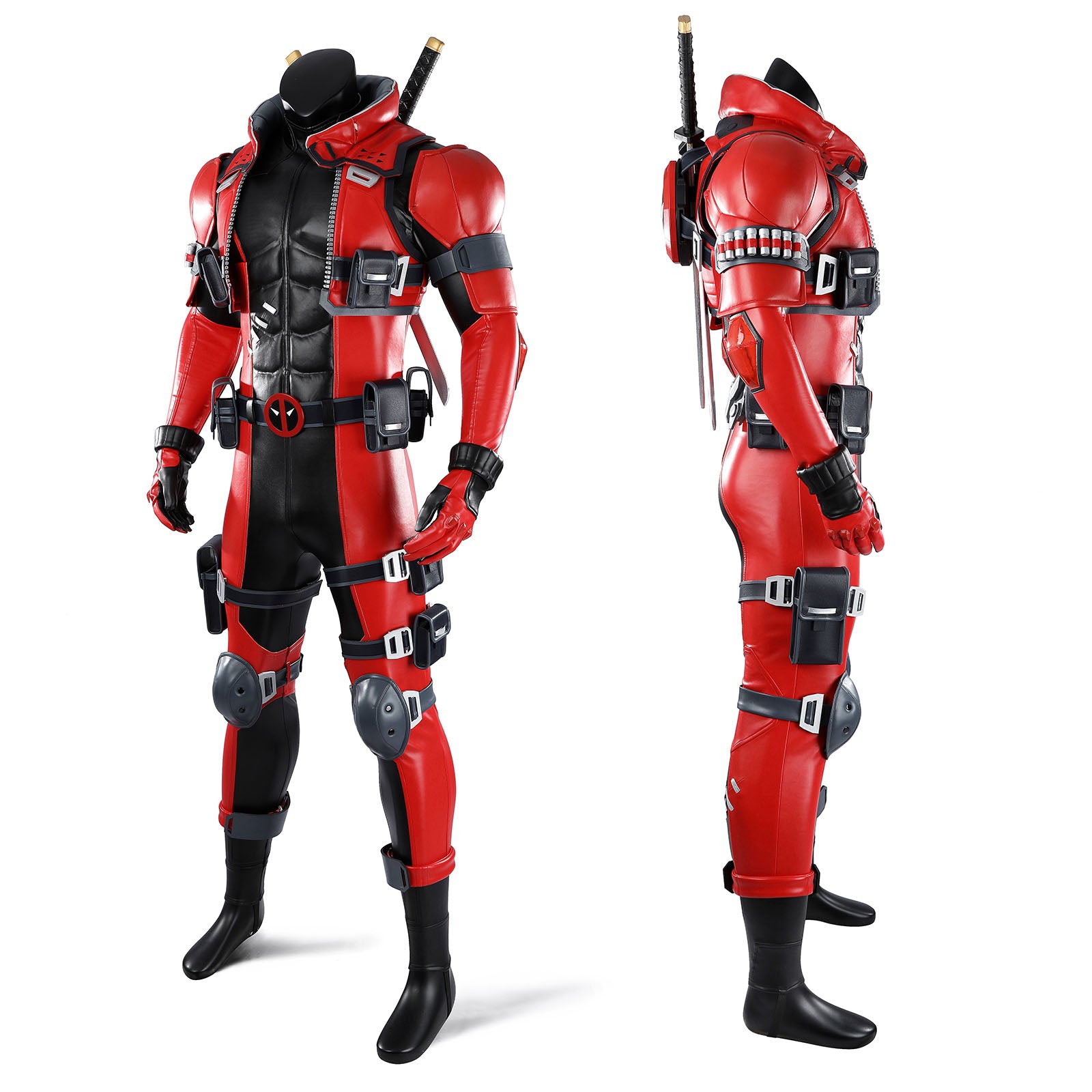 Marvel Rivals Deadpool Ver 2 Red Suit Top Level Cosplay Costumes