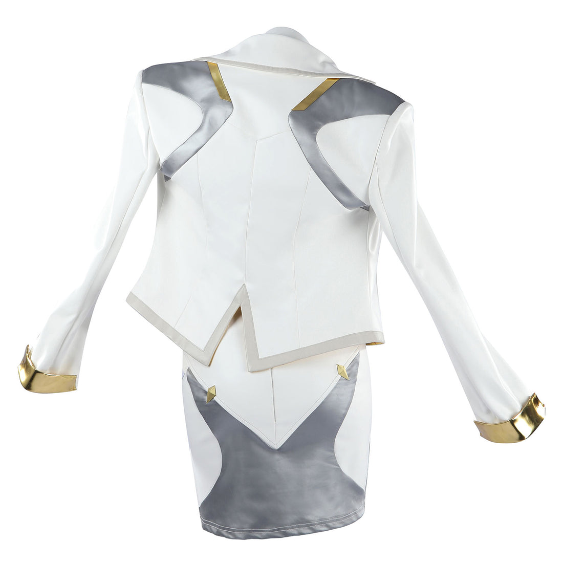 Overwatch Domina Golden Outfit Top Level Fullset Cosplay Costumes