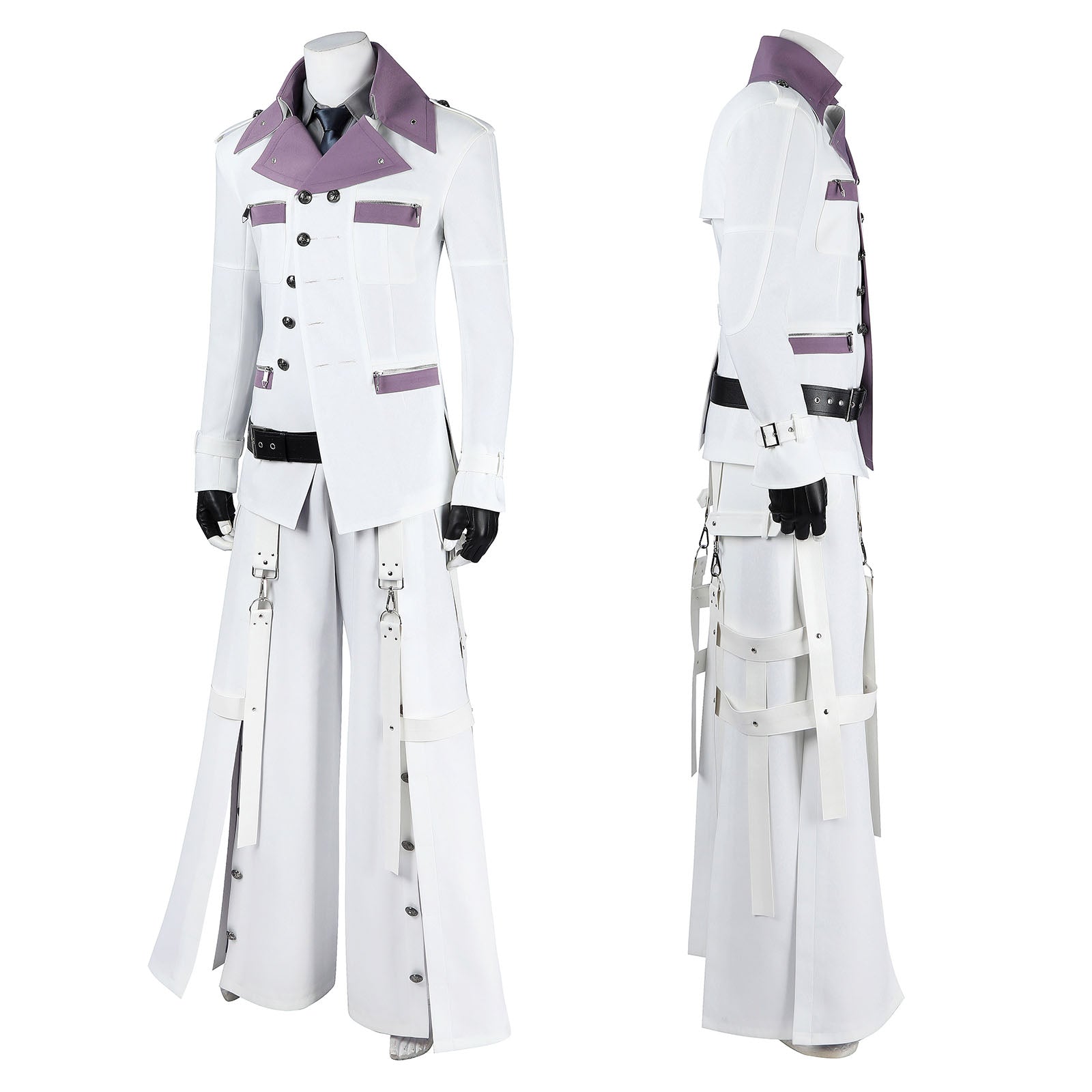 Final Fantasy VII Revelation Rufus Shinra Top Level Cosplay Costumes Theme Party Outfits