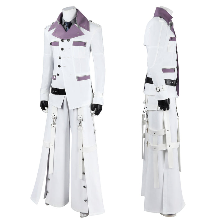 Final Fantasy VII Revelation Rufus Shinra Top Level Cosplay Costumes Theme Party Outfits