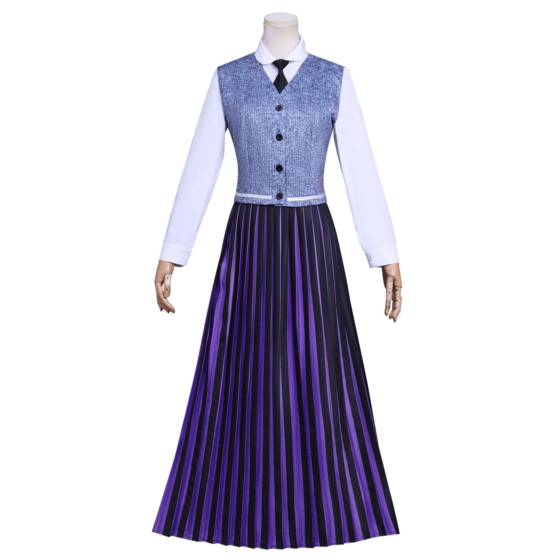 Wednesday 2 Addams Nevermore Academy Purple Uniform Adult Kids Costumes