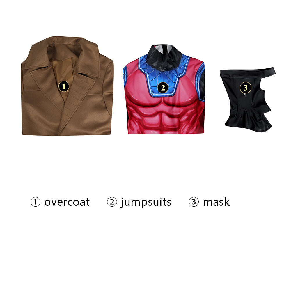 X-Men'97 Gambit Remy Etienne Lebeau Top Level Cosplay Costumes