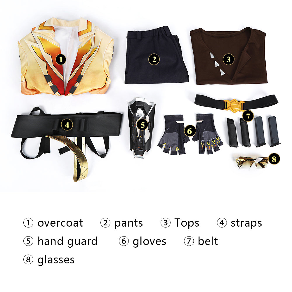 Game Valorant Tejo Male Full Set Top Level Cosplay Costumes