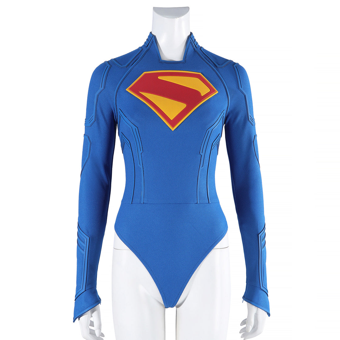 Comics Superhero Supergirl Superwoman Fullset with Coat Cosplay Costumes