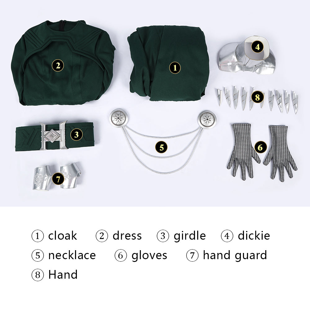 Avengers: Doomsday Latveria Witch Cosplay Costumes Top Level Women Themed Party Outfits