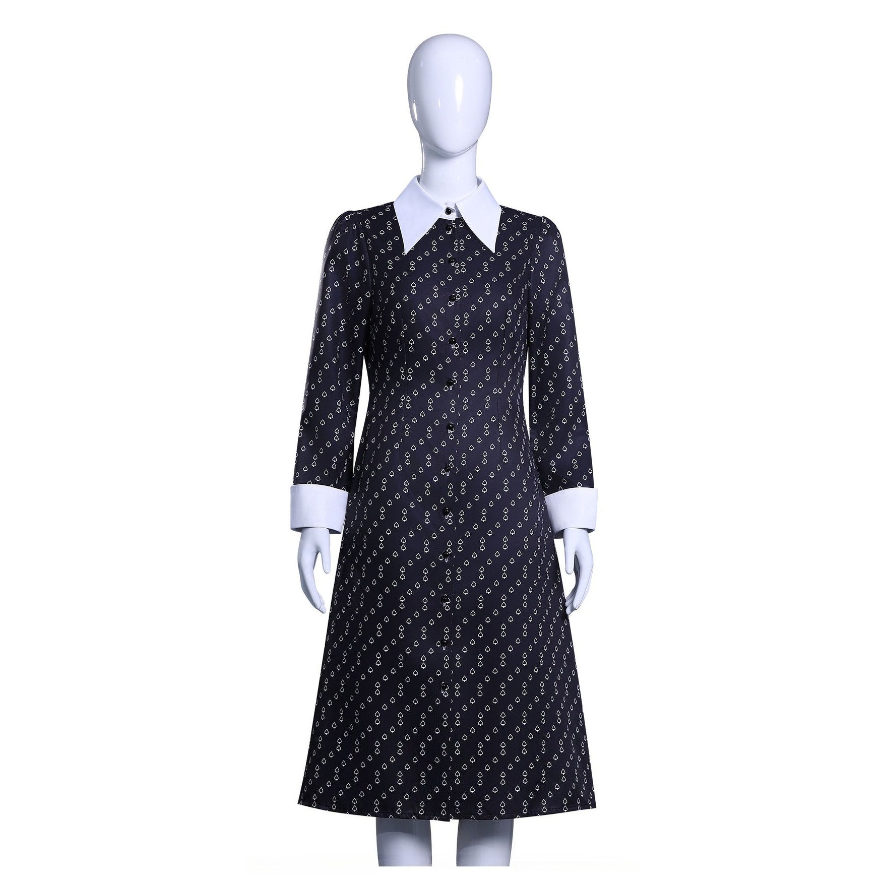 Wednesday 2 Addams Adult and Kids Black Dress Cosplay Costumes