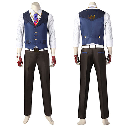 Valorant Chamber Outfit Male Fullset Cosplay Costumes