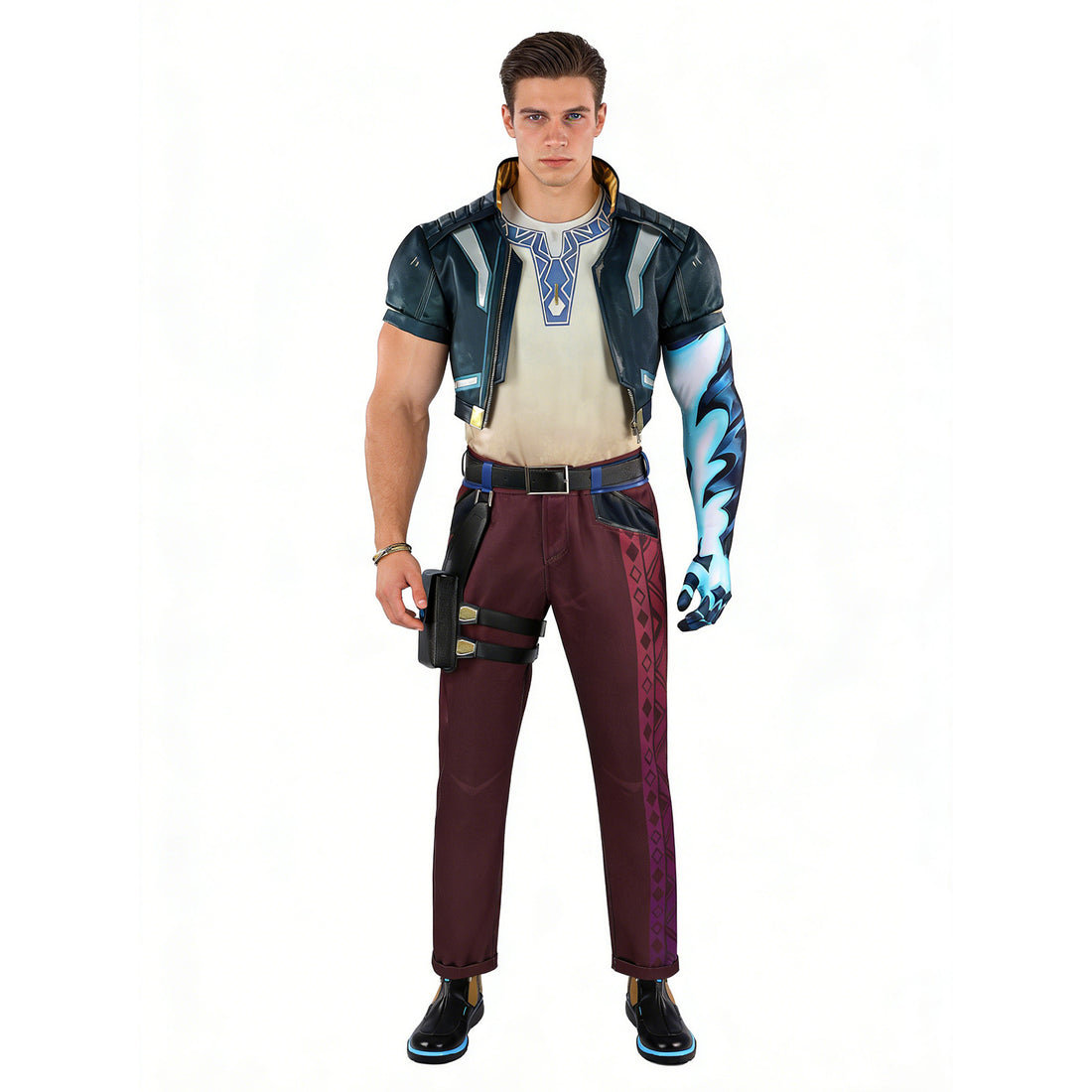 Game Valorant Veto Suit Top Fullset Cosplay Costumes