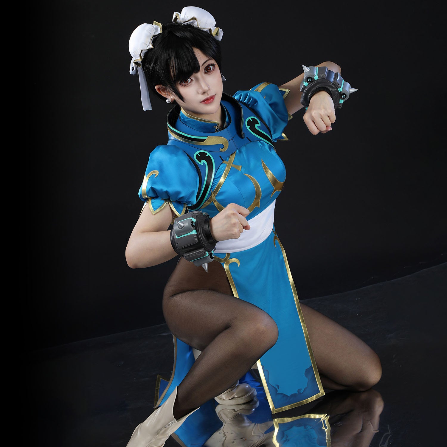 Overwatch 2 Juno X Street Fighter 6 Chun Li Cosplay Costumes