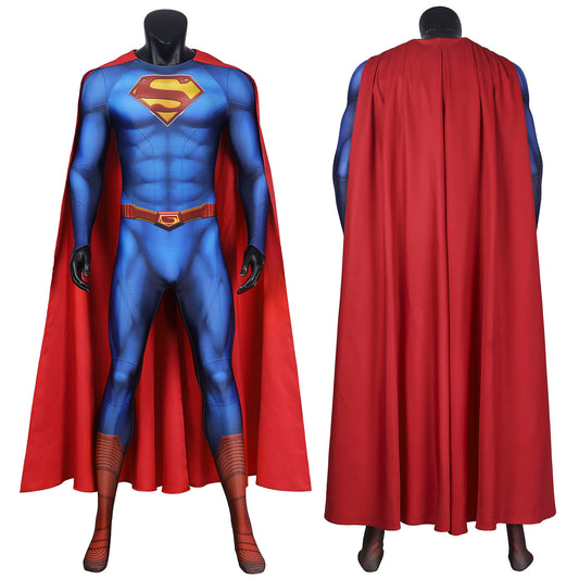 Superman and Lois Clark Kent Male Jumpsuit Cosplay Costumes