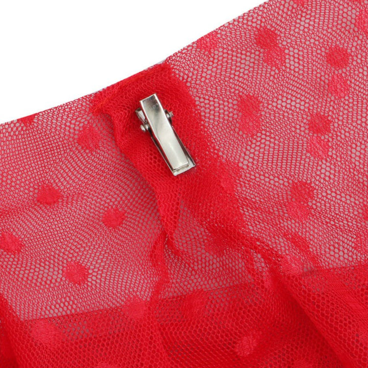 Beetle Juice Lydia Deetz Gilrs Red Wedding Dress Cosplay Costumes