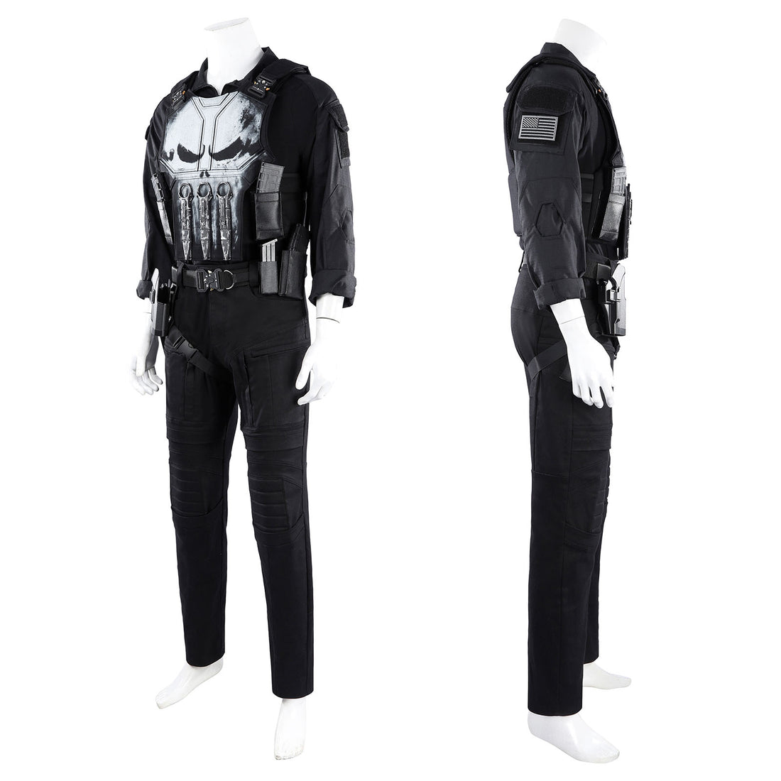 Spider-Man 4 Punisher Cosplay Costumes Brand New Day Halloween Theme Party Outfits