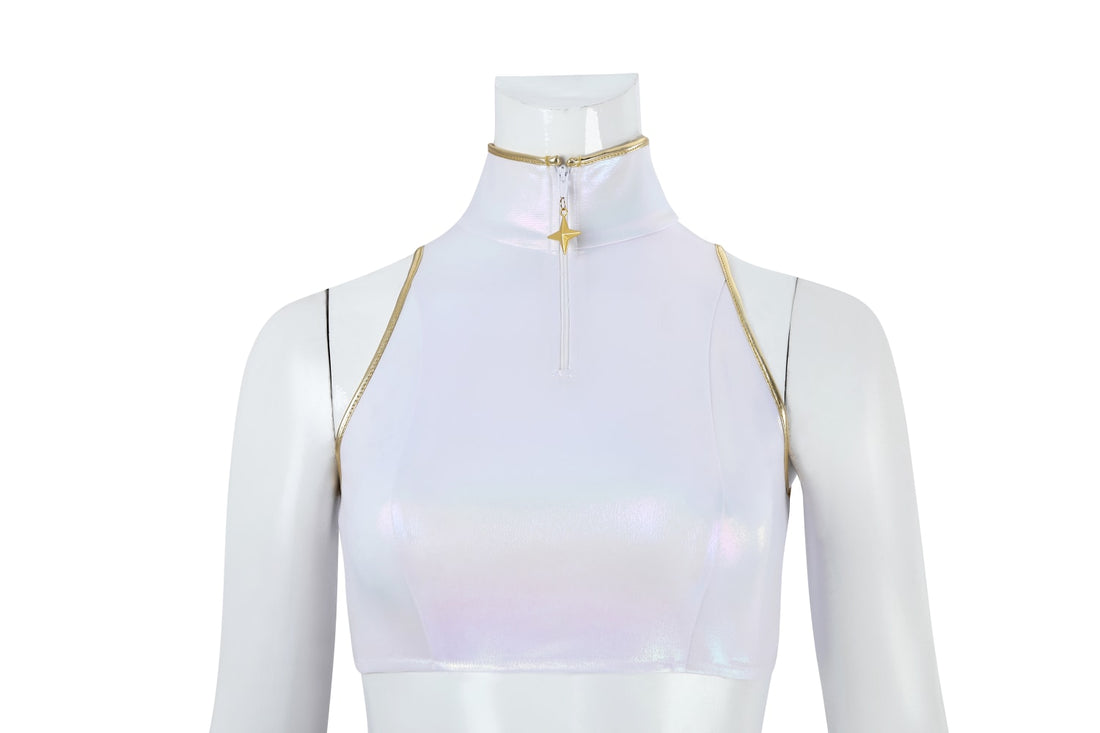 KPop Demon Hunters Rumi White Stage Outfit Cosplay Costumes