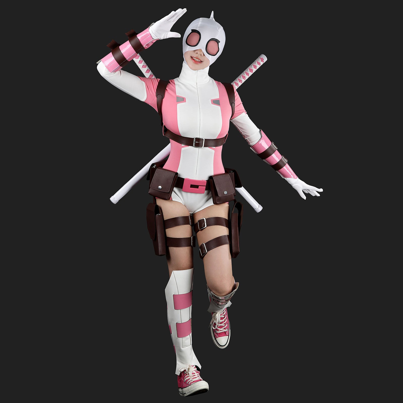 Comics Superhero Gwenpool Gwendolyn Gwen Poole Fullset Cosplay Costumes