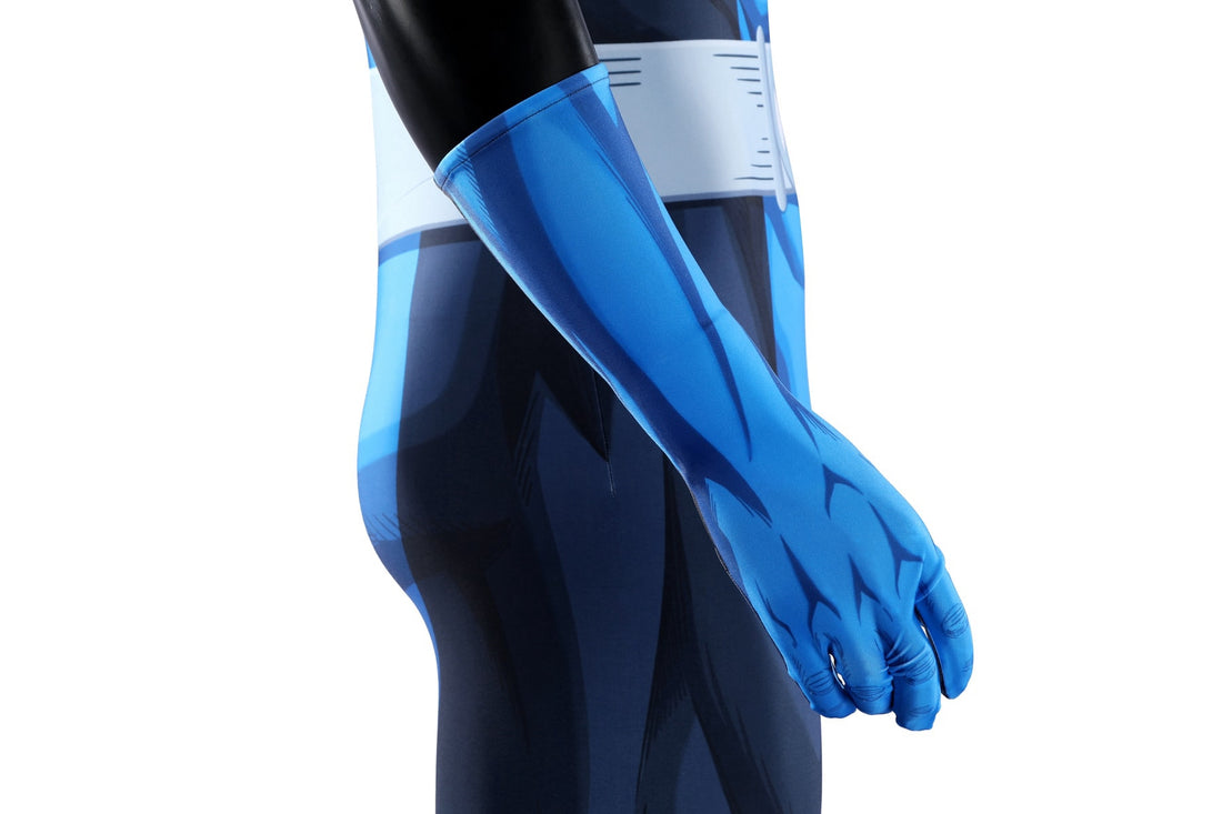 Fantastic Four Wolverine Cosplay Costumes Halloween Blue Jumpsuit for Themed Party Outfit