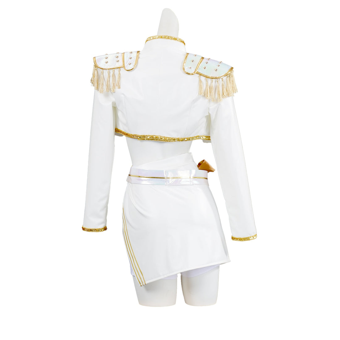 KPop Demon Hunters Rumi Zoey Mira White Leather Adult Kids Cosplay Costumes