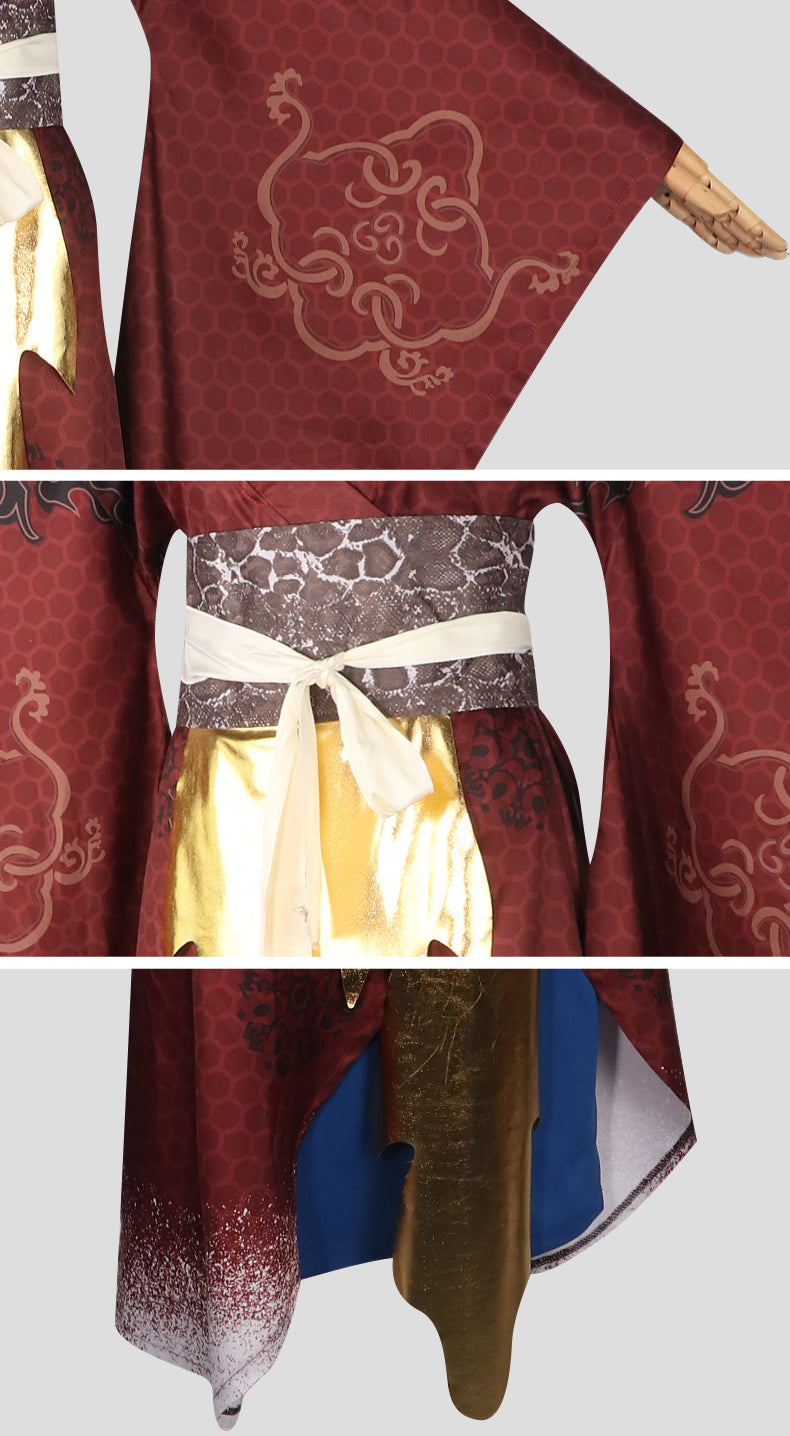 Game Black Myth Wukong Demon King Kang Jinlong Full Set Cosplay Costumes