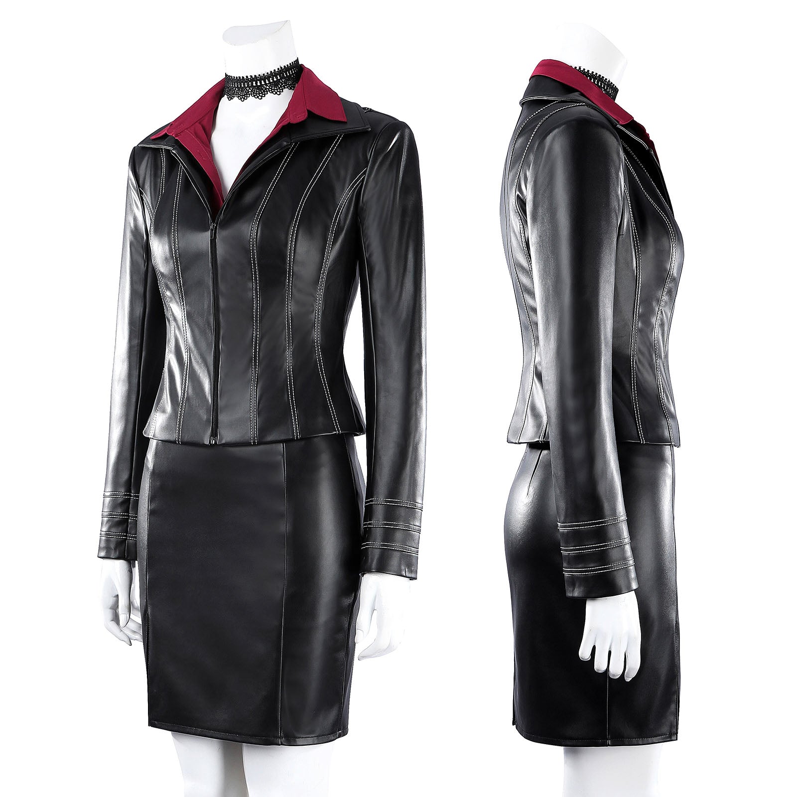 Resident Evil: Damnation Ada Wong Fullset Leather Cosplay Costumes