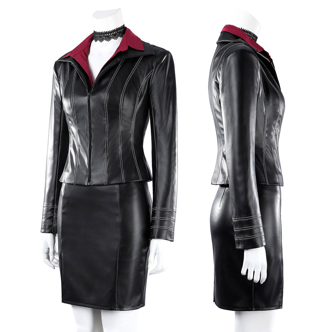 Resident Evil: Damnation Ada Wong Fullset Leather Cosplay Costumes