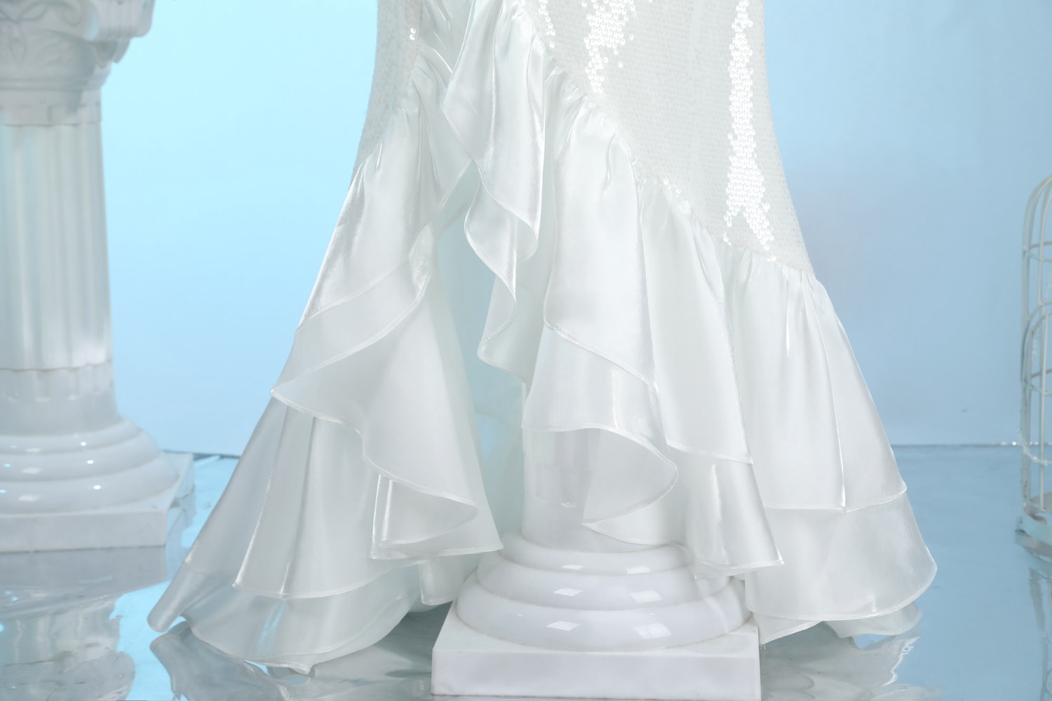 Pre-order Path to Nowhere L.L. Interlude‌‌ White Dress Top Level Cosplay Costumes