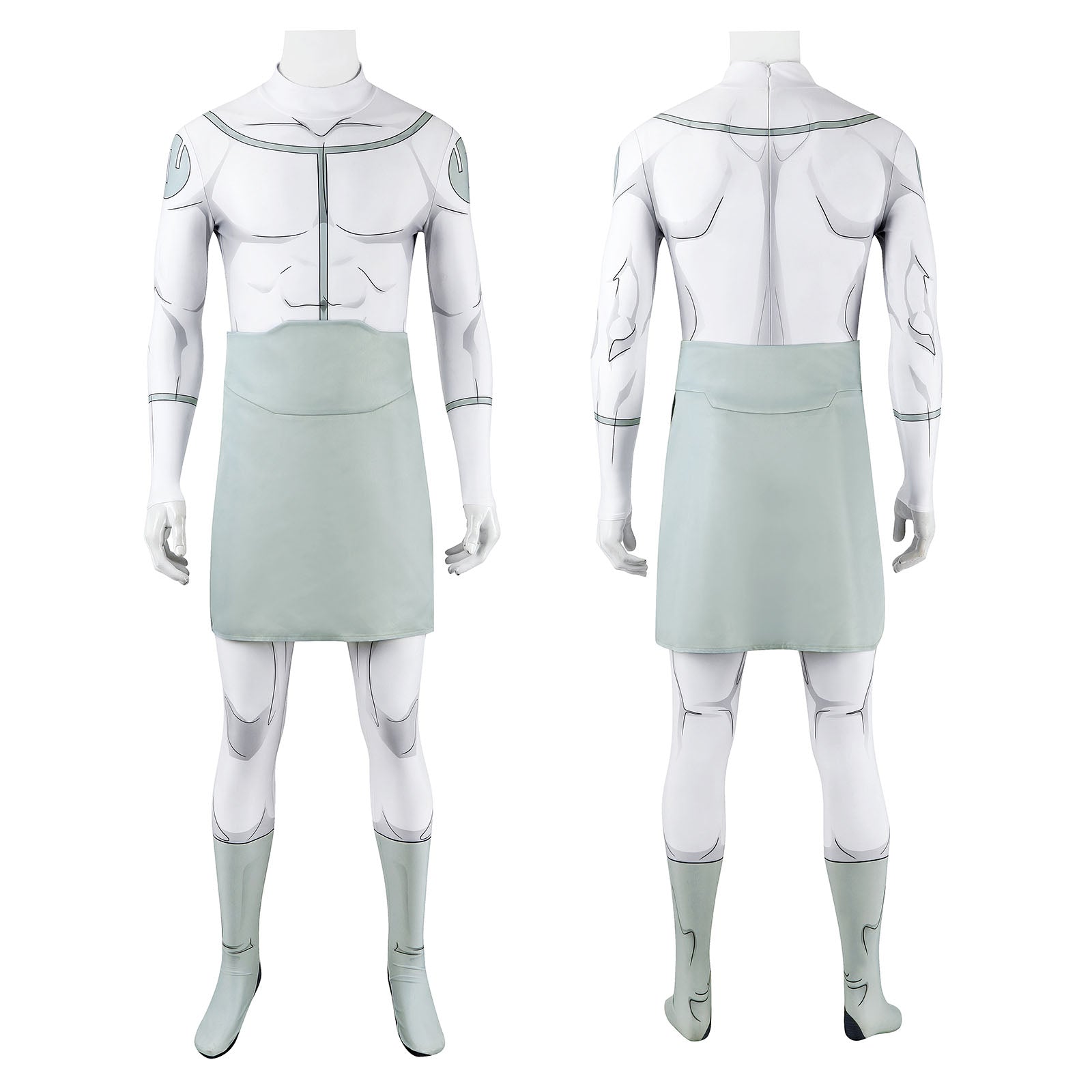 Invincible Viltrumite Mark Jumpsuit with Apron Halloween Cosplay Costumes