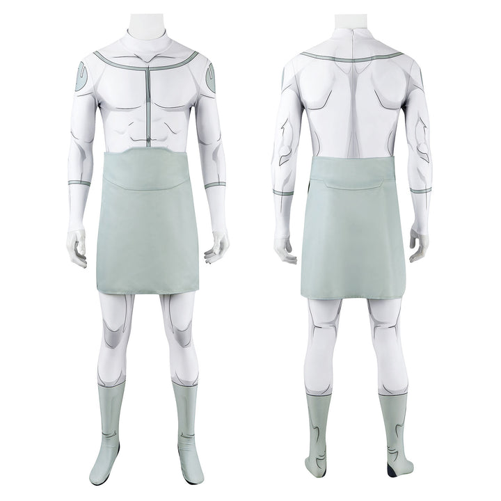 Invincible Viltrumite Mark Jumpsuit with Apron Halloween Cosplay Costumes
