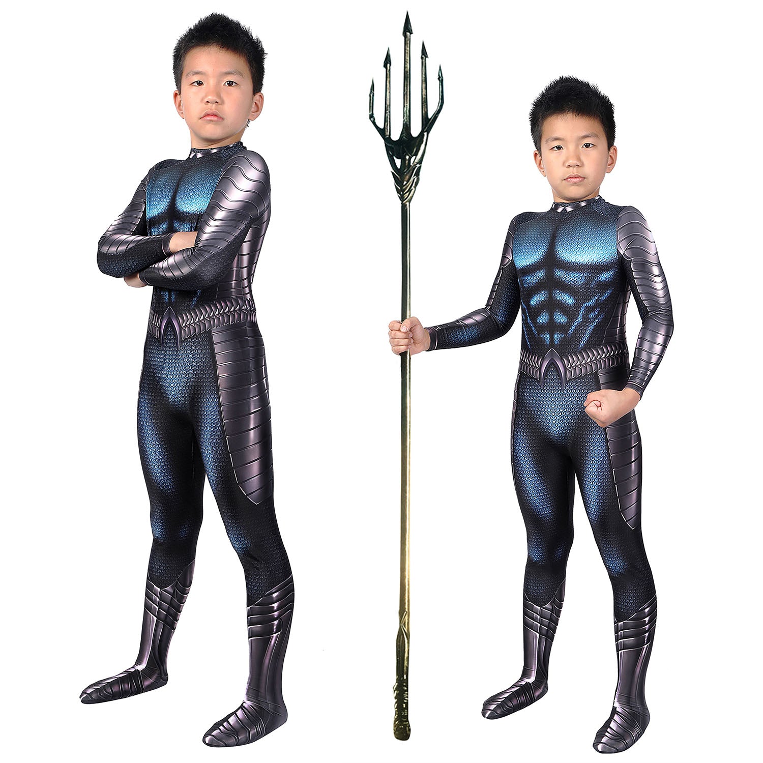 Aquaman 2 Arthur Curry Kids Jumpsuit Cosplay Costumes