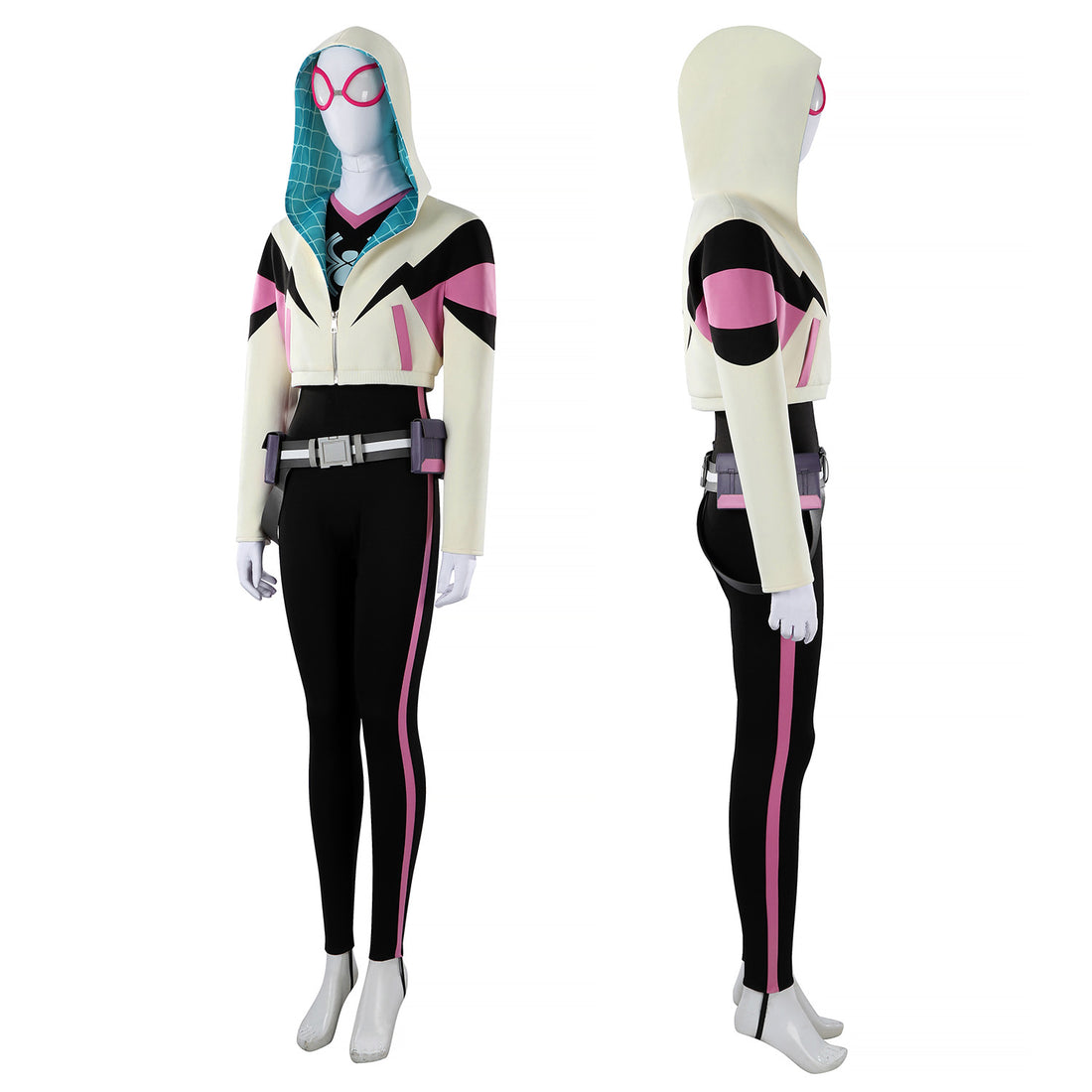Your Friendly Neighborhood Spider-Man Gwen Jumpsuit Cosplay Costumes