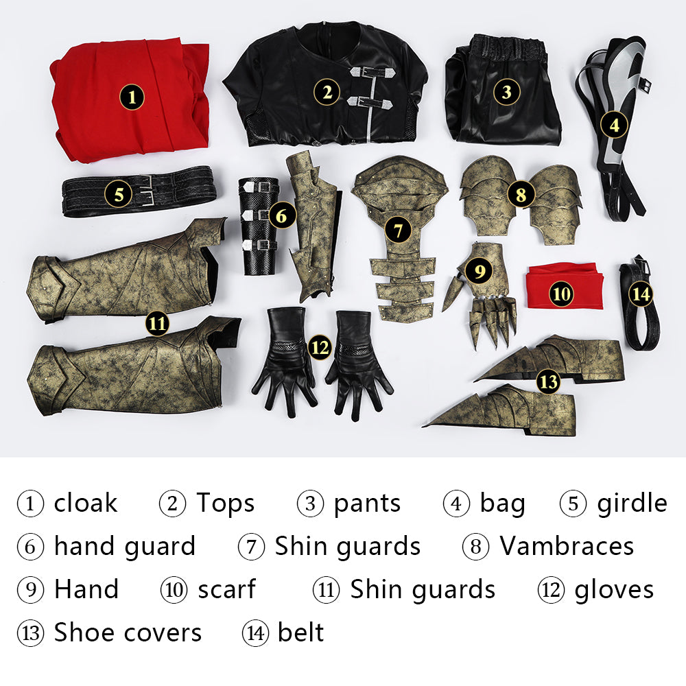 Final Fantasy VII Revelation Vincent Valentine Top Level Cosplay Costumes Theme Party Outfits