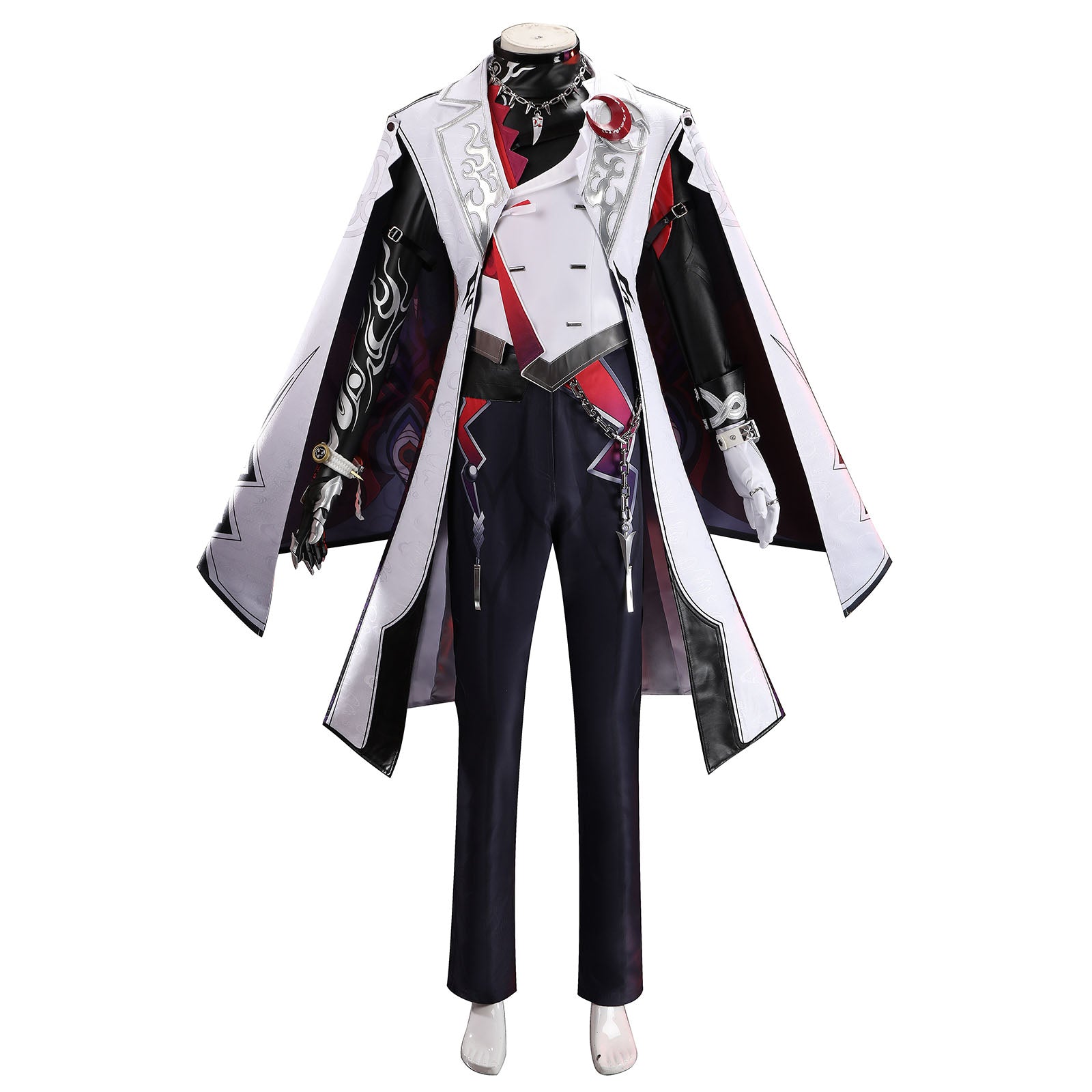 Game Honkai: Star Rail Ashveil Outfit Top Cosplay Costumes