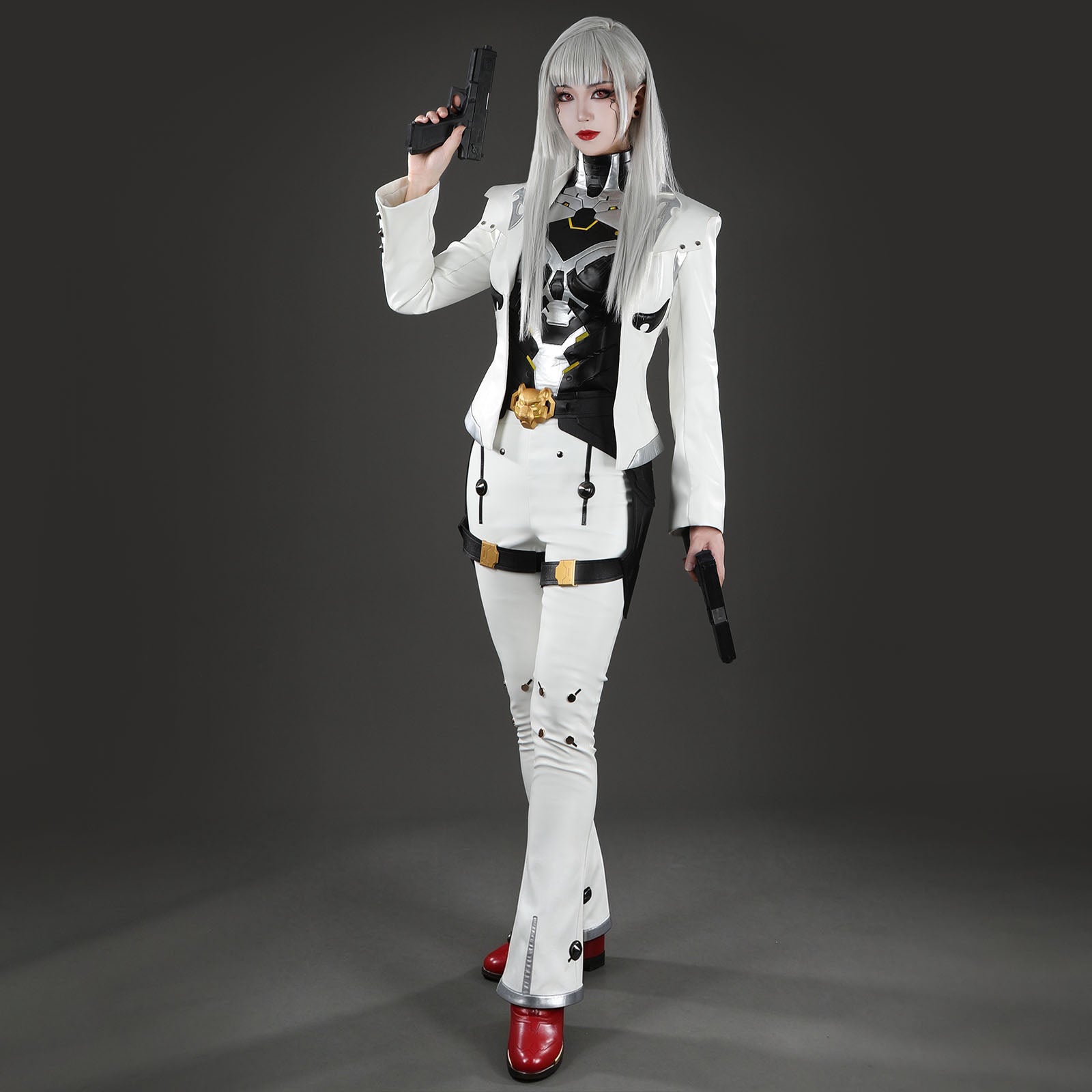 Game Overwatch Shion Cosplay Costumes Top Level Women Streamer Outfits