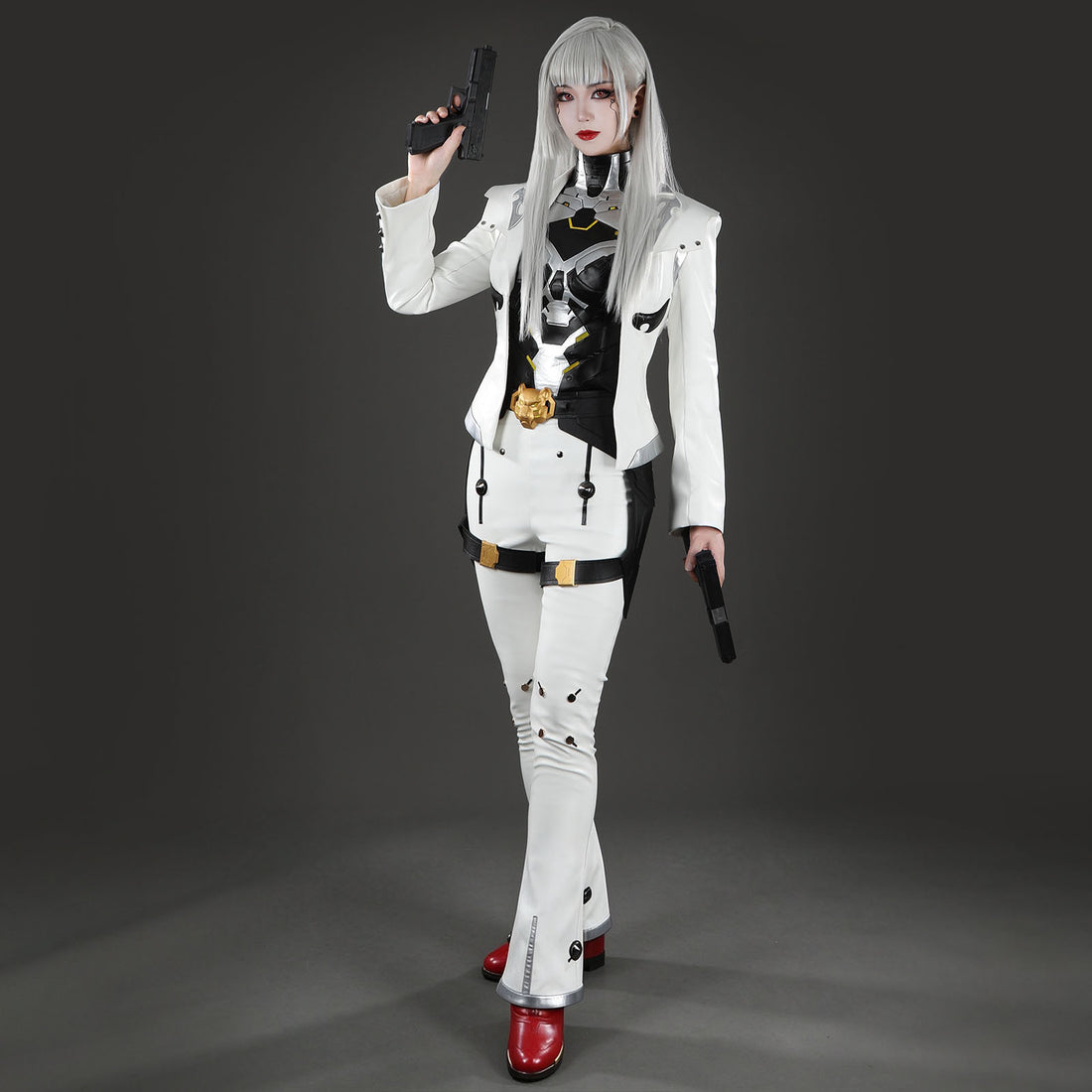 Game Overwatch Shion Cosplay Costumes Top Level Women Streamer Outfits