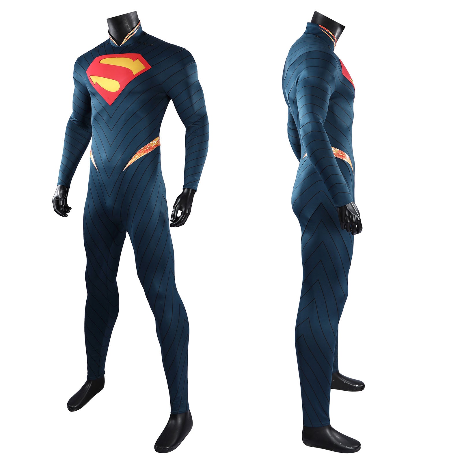 Absolute Superman Fire Battlesuit High Level Cosplay Costumes