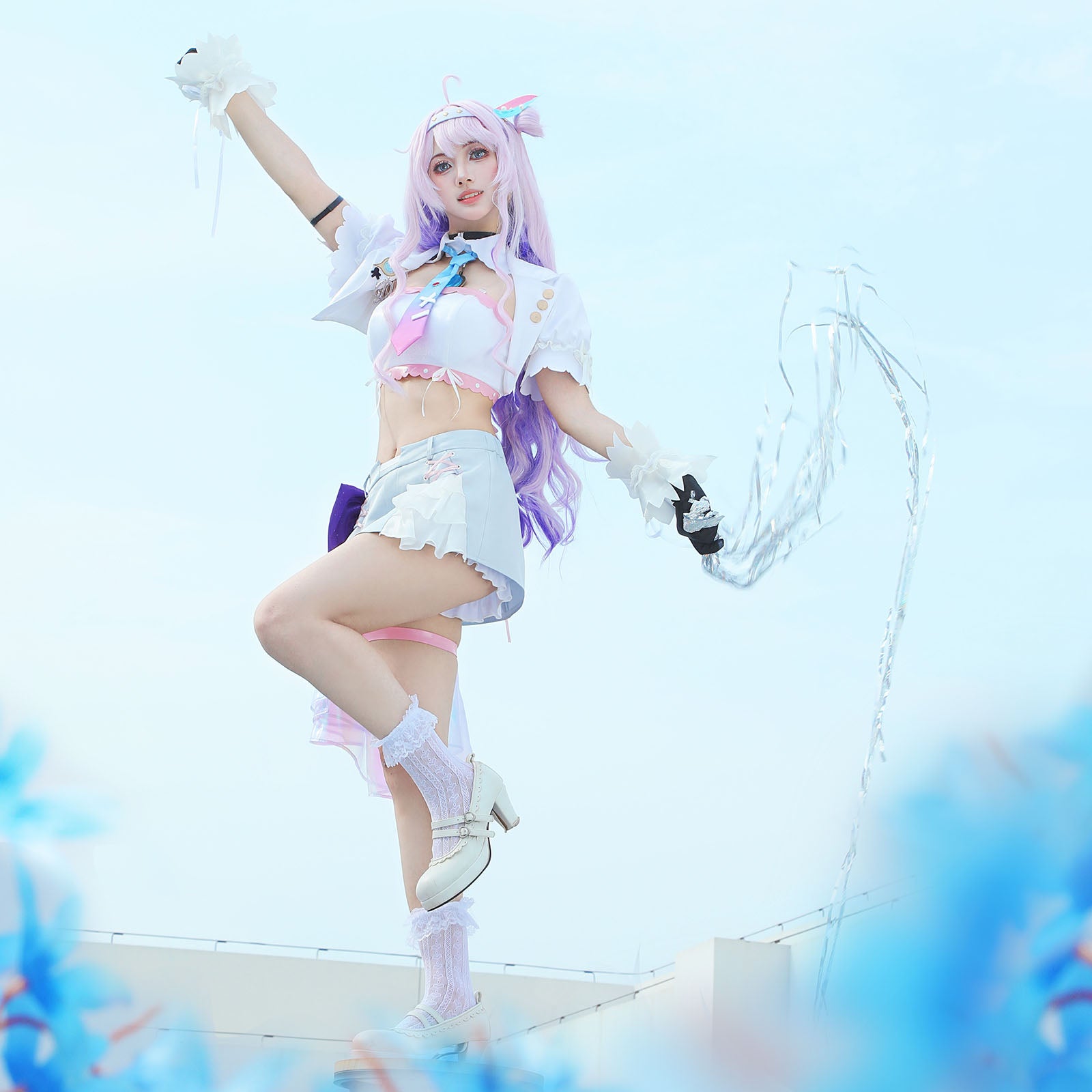 Wuthering Waves Korea Anniversary Denia Top Cosplay Costumes